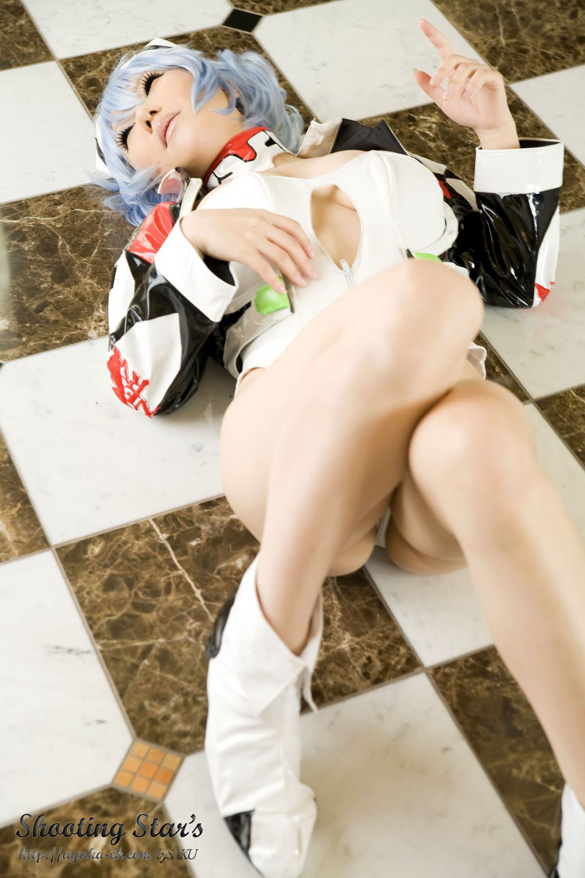 [Cosplay]  Evangelion - Big Tits Rei Ayanami 2